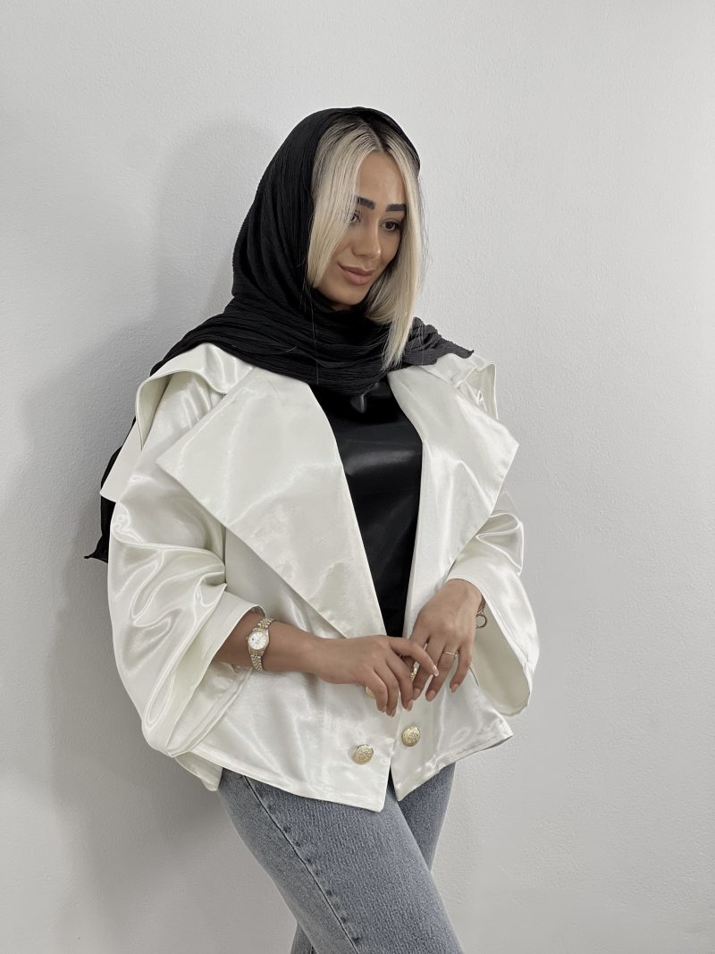 مانتو white - Image 3